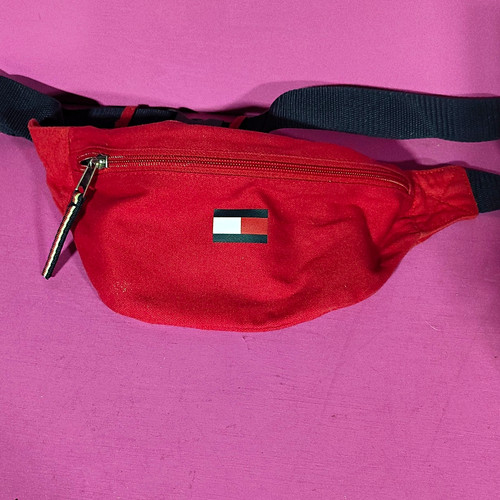 Marsupio tommy hilfiger rosso - tommy,