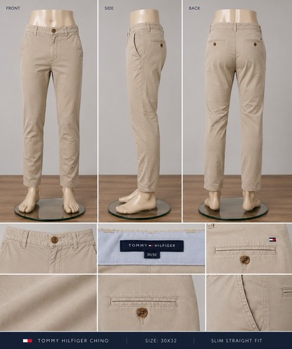 Pantaloni chino uomo tommy - pantaloni,